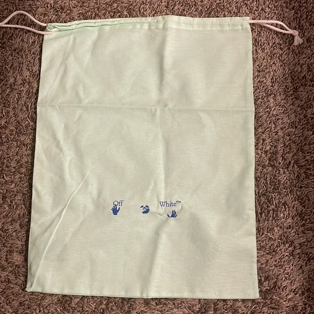 OFF WHITE VIRGIL ABLOH CLOTH DUST BAG